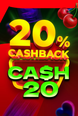 20% Cashback Cash 20